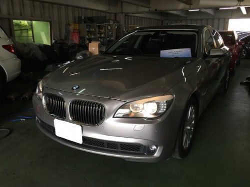 H23y BMW 750I F01 ご納車