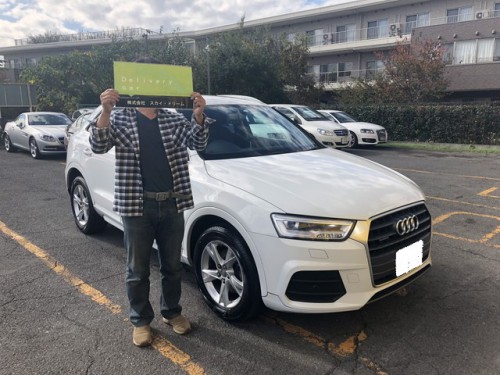 H28y アウディ Q3 後期モデル ご納車