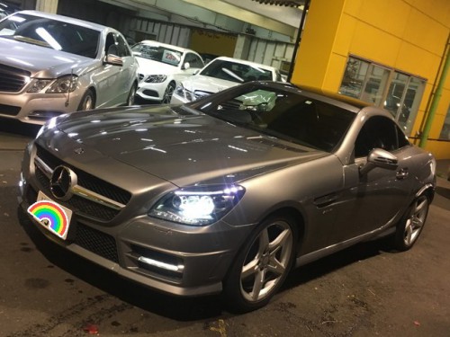 メルセデスベンツ SLK350 ブルーエフィシェンシー AMGスポーツパッケージ をご納車させていただきました。