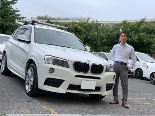 H24y BMW X3 F25 xdrive 28i Msport PKG. ご納車