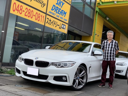 H26y BMW 420i F32 M sport PKG. ご納車